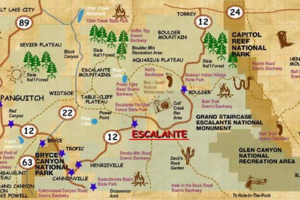 Red Rock Ranch Log Cabin: Large, Fully Furnished エスカランテ エクステリア 写真